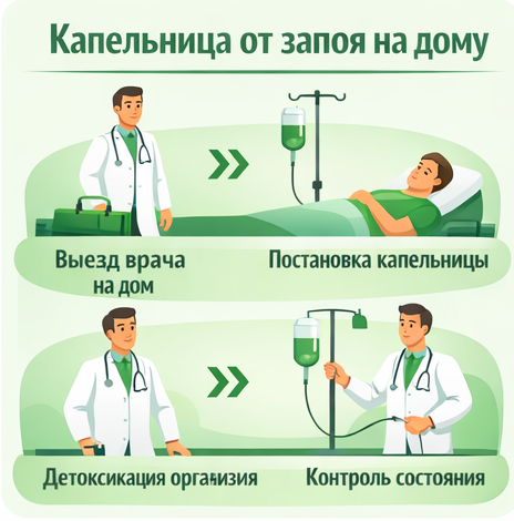 капельница от запоя в Красновишерске в клинике Санати